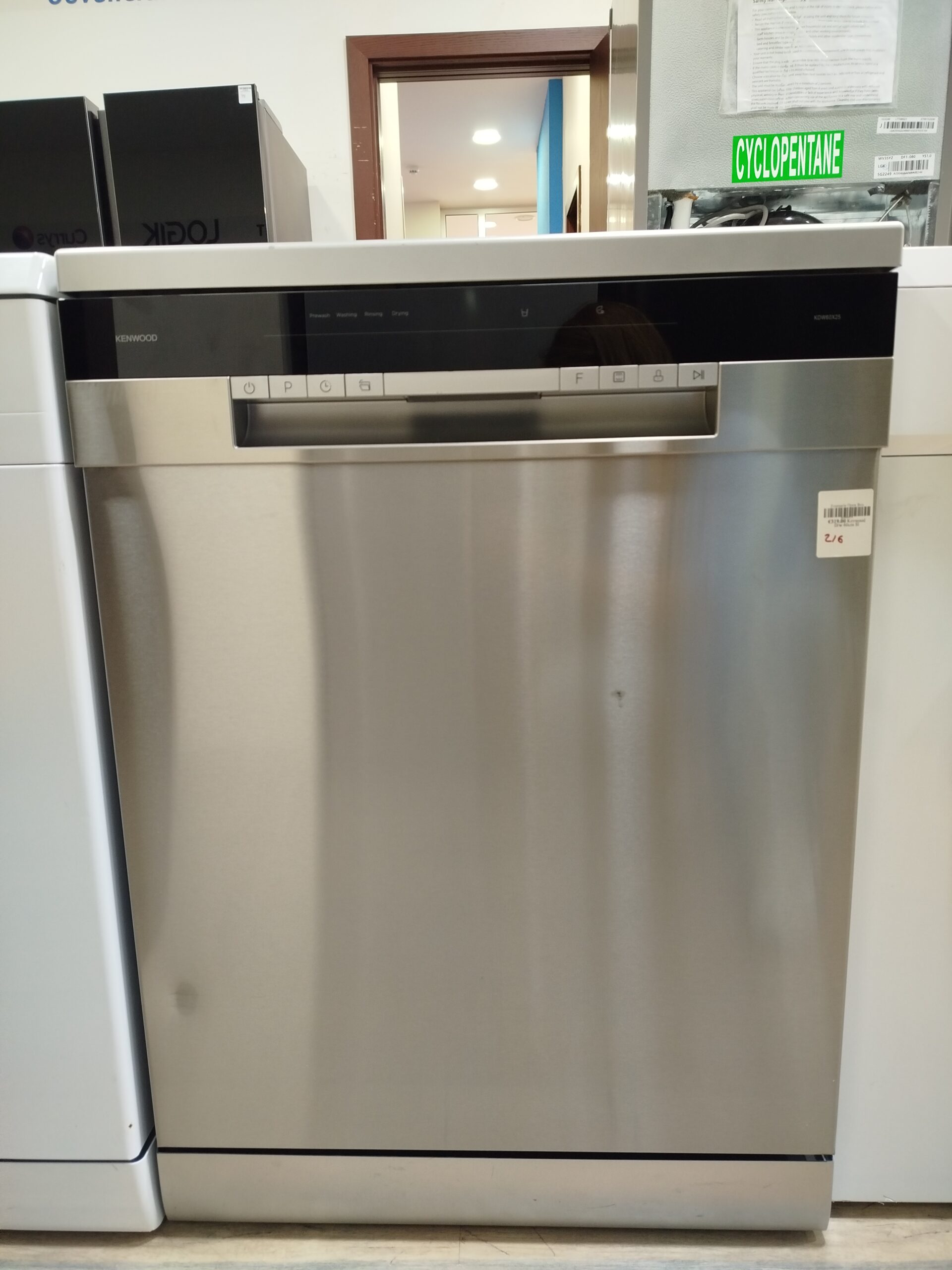 216. DISHWASHER KENWOOD KDW60X25